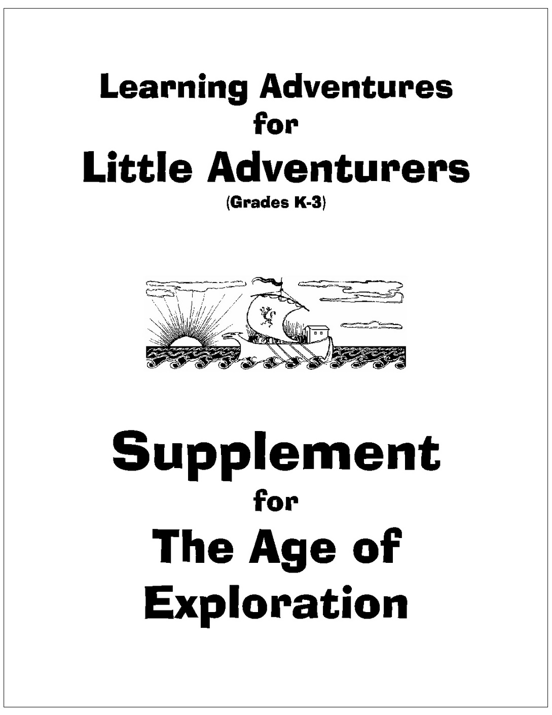 Cover page - Little Adventures - Age of Exploration_2