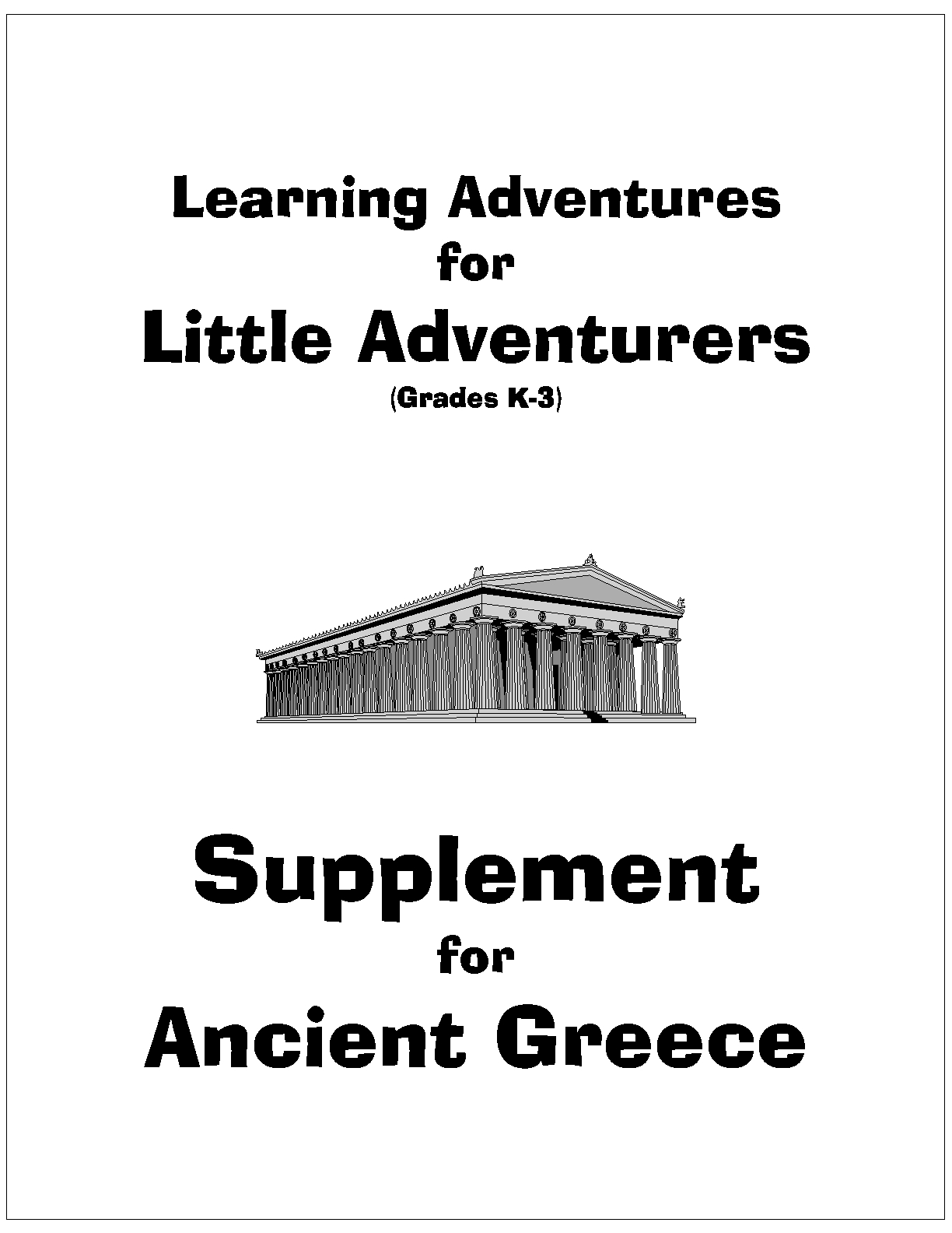 Cover page - Little Adventures - Greece_1