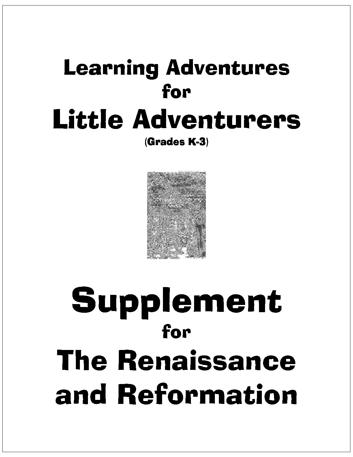 Cover page - Little Adventures - Ren & Ref_1